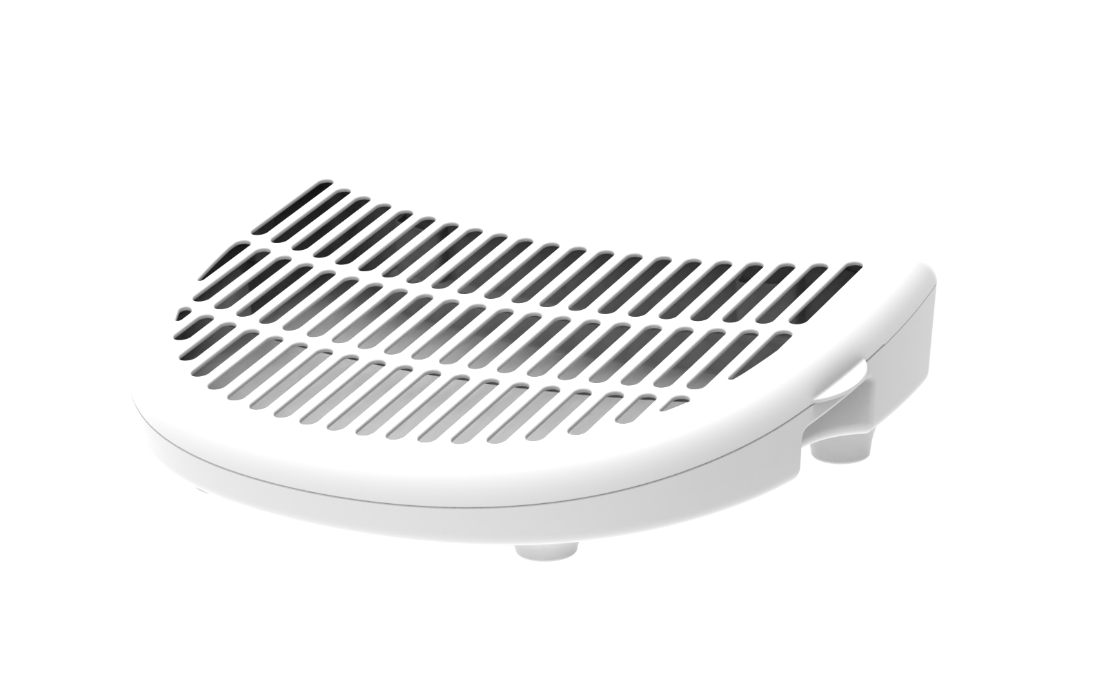 Removable litter-catching step for the DZ05-II PRO